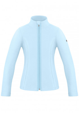 Detská dievčenská mikina Poivre Blanc W21-1500-JRGL Micro Fleece Jacket whisper blue